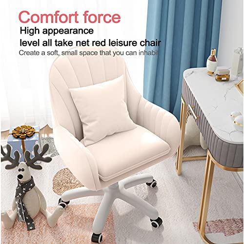 Mid-Back Upholstered Swivel Task Chair for Home Office N37900