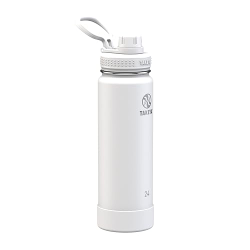 Takeya Actives Water Bottle with Spout Lid, 18 oz, Midnight Blue W579