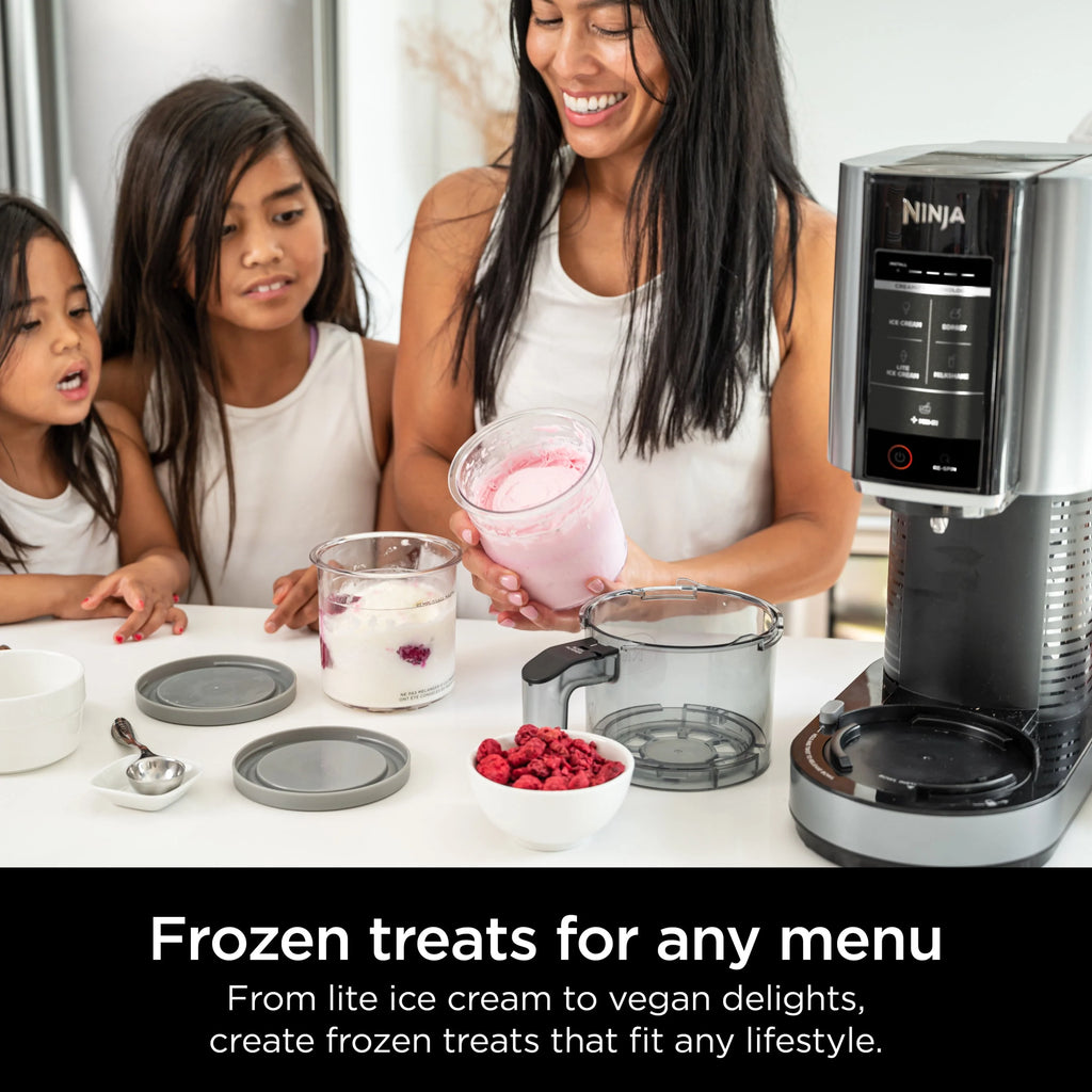 Ninja CREAMi Ice Cream Maker, 5 One-Touch Programs, 16oz Pints with Lids L538861