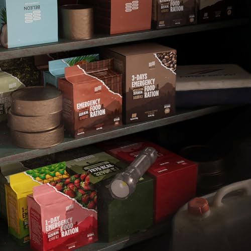 Emergency Food Supply 7-Day Chocolate Biscuit Bars Survival Kit A231664