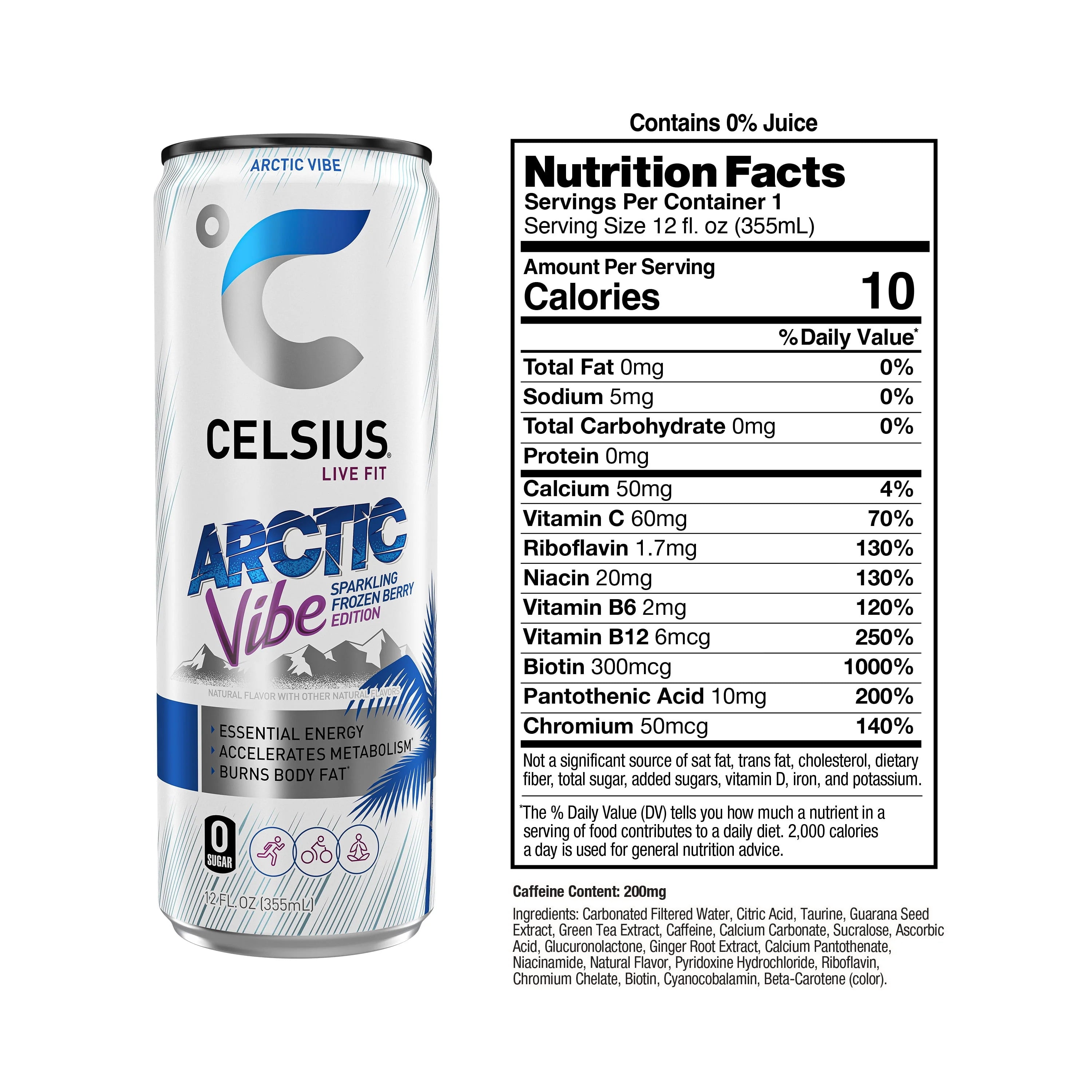CELSIUS Sparkling Space Variety Pack, Functional Energy Drink, 12 fl oz, 12-Pack T823
