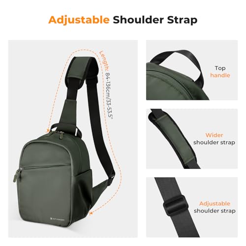 K&F Concept Camera Sling Bag Small Crossbody Shoulder Backpack for DSLR/Mirrorless U627