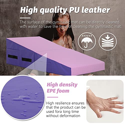 BestMassage Gymnastics Mat Folding Tumbling Mat with Handle G7001
