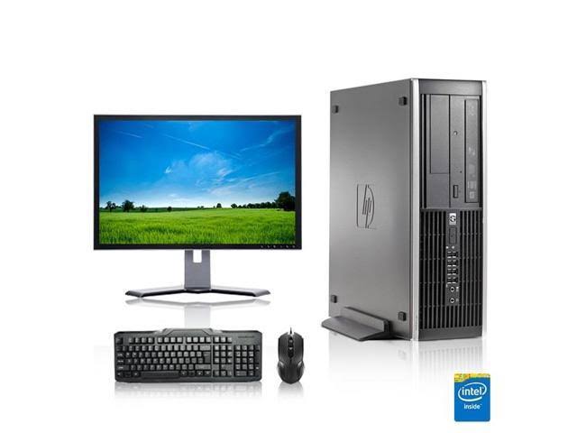 Refurbished HP DC Desktop Computer Core i3 Tower PC with 19x22 Monitor E630667