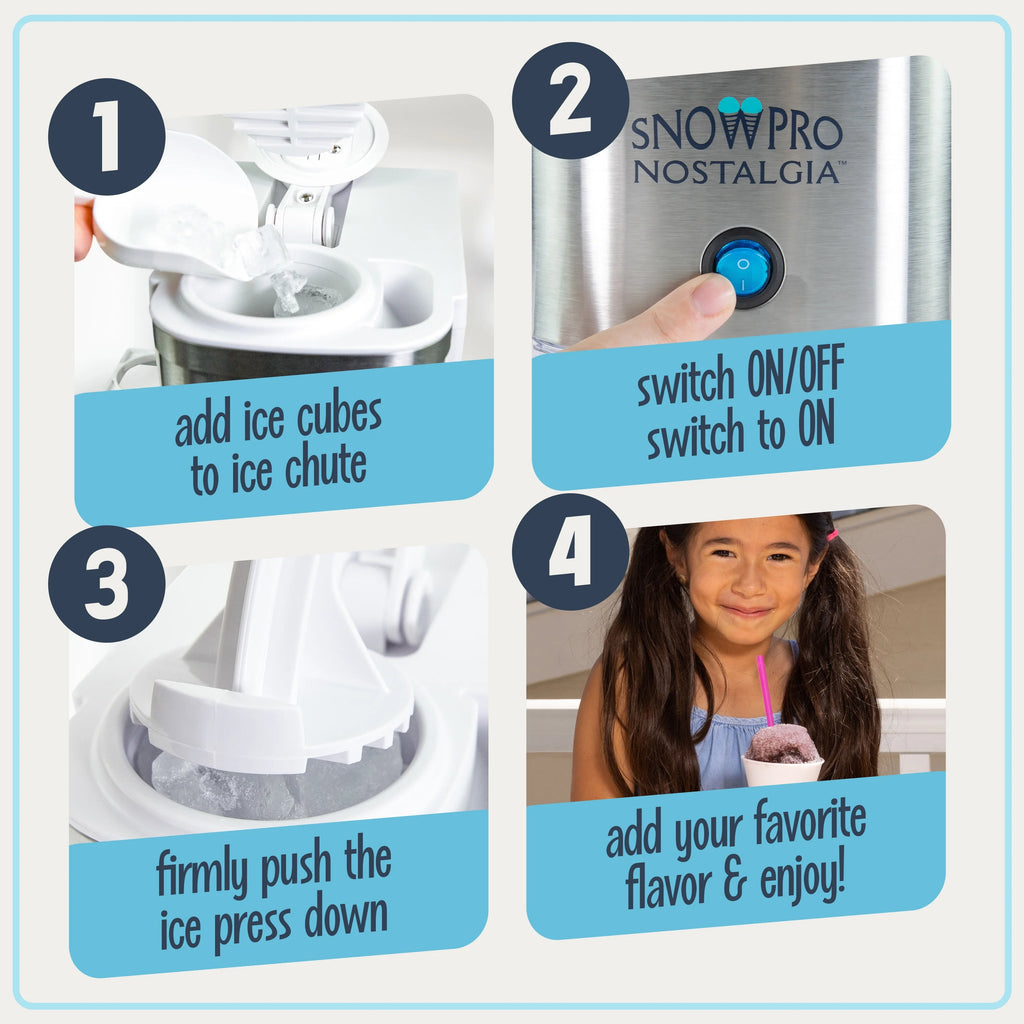 Nostalgia SnowPro Shaved Ice & Snow Cone Maker S54218