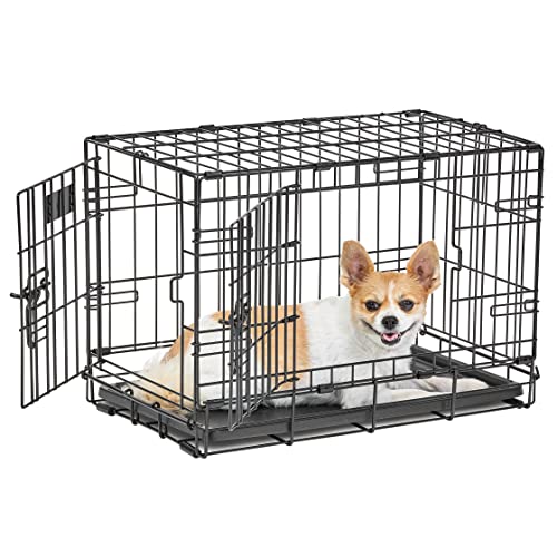 MidWest Homes for Pets Double Door 36-Inch Folding Dog Crate Y75670