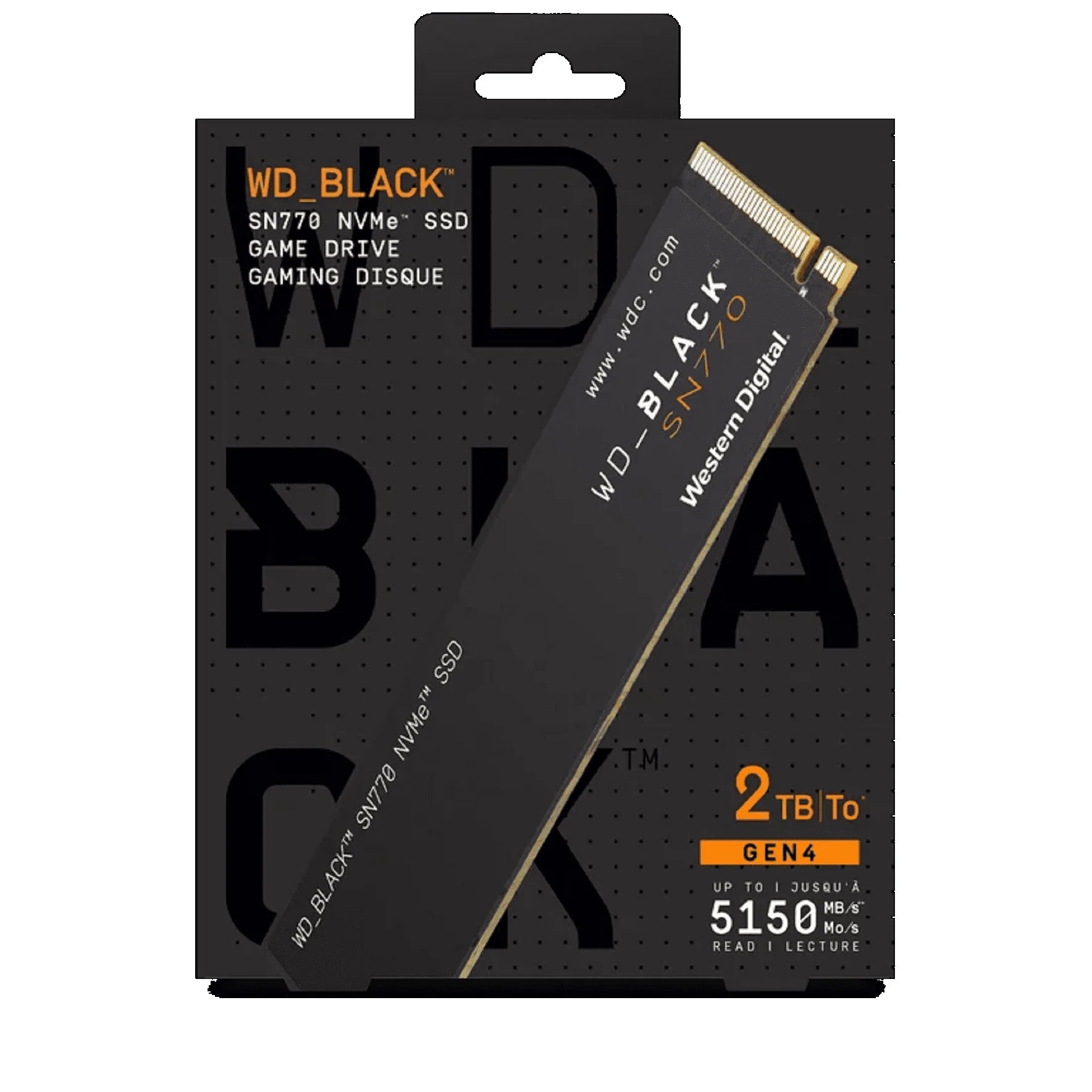 WD Black 1TB SN770 NVMe Internal Gaming SSD PCIe Gen4 M.2 2280 E181569