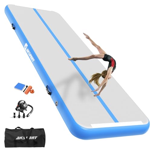 AKSPORT Gymnastics Air Mat Tumble Track with Air Pump A7907