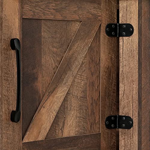 Furinno JAYA Large Entertainment Stand for TV Up to 55 Inch, French Oak Grey/Black V100781