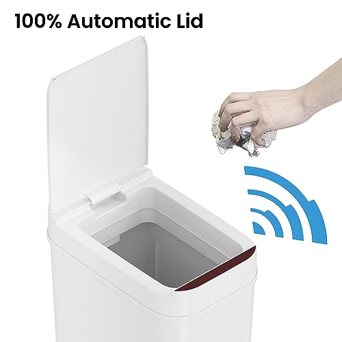 iTouchless 13 Gallon Sensor Trash Can 2.0 Stainless Steel W51921