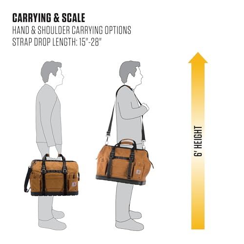 Carhartt Onsite Tool Bag, 18-Inch, Water-Resistant, Molded Base P40578