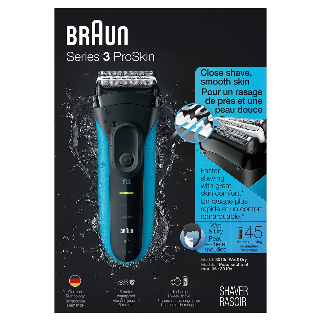 Braun Series 3 310s Rechargeable Wet Dry Electric Shaver O62765