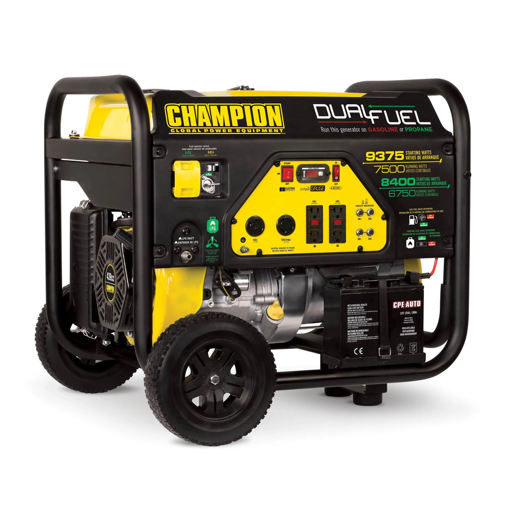 Champion Power Equipment 9375/7500W Dual Fuel Portable Generator J769