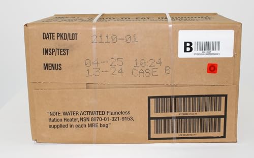Wornick MRE Meals Ready to Eat 12 Pack Emergency Food Supply Y697