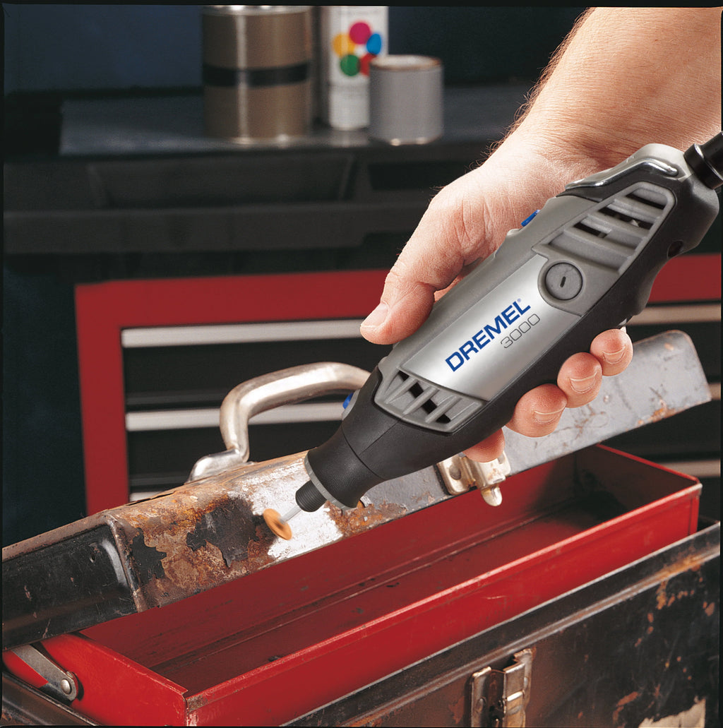 Dremel 3000-N/18 Variable Speed Rotary Tool with EZ Twist Nose Cap, 18 Accessories R231580