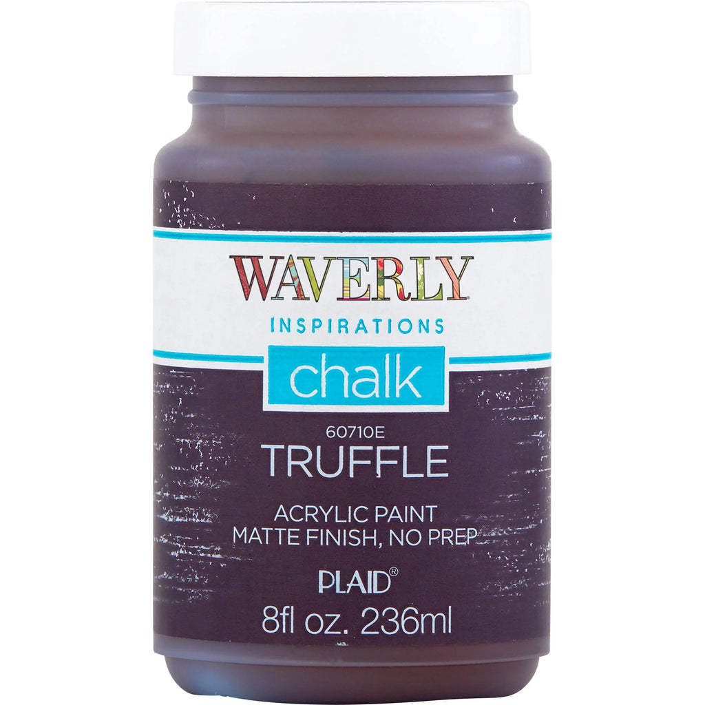 Waverly Inspirations Chalk Paint, Ultra Matte, White, 8 fl oz N9170