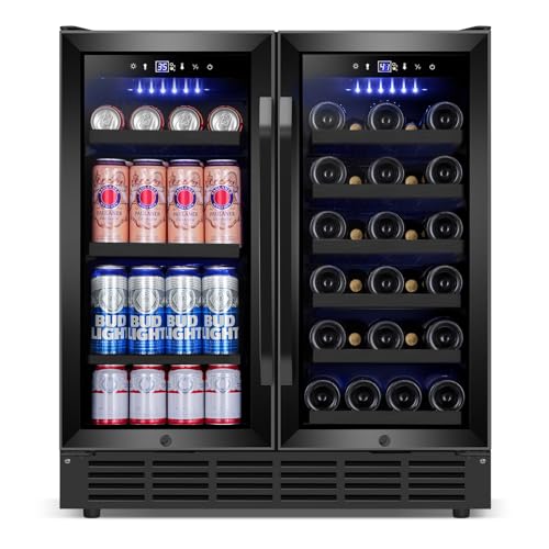Electric Humidor Cabinet 35L with Digital LED Screen and Humidity Control C6096