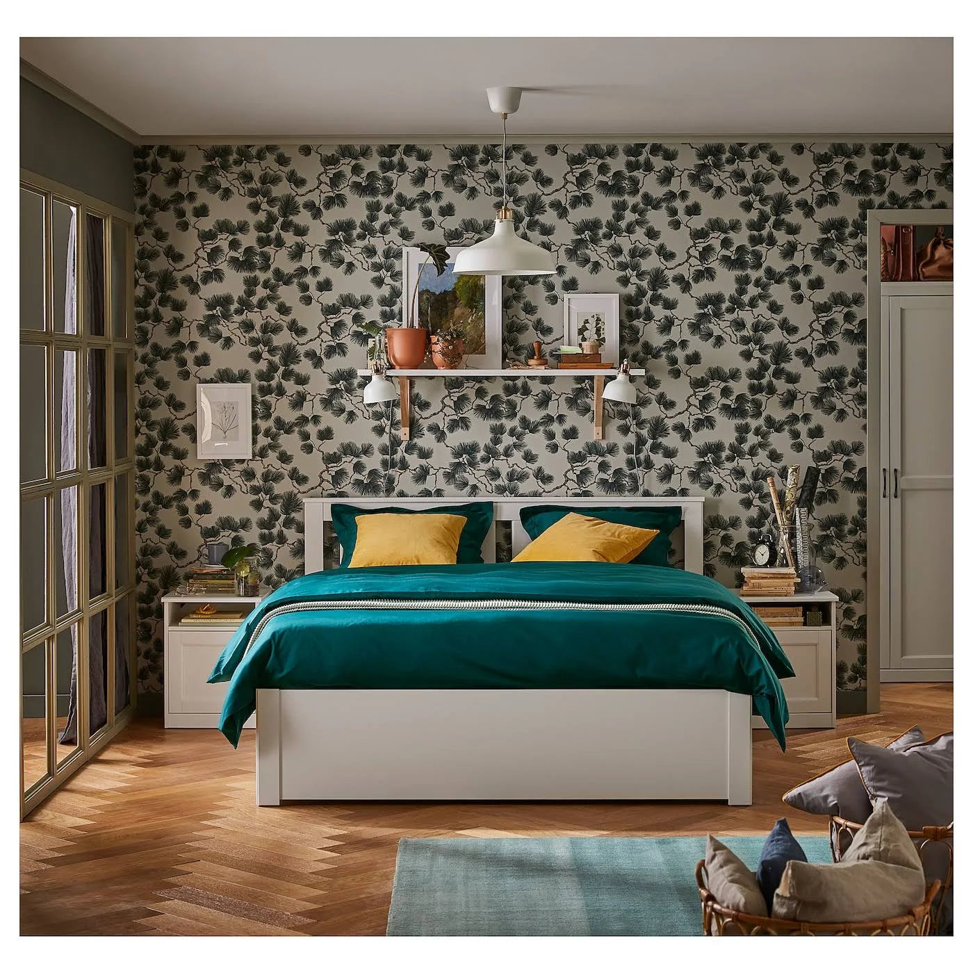 SONGESAND Bed Frame White Full Double by IKEA I828270