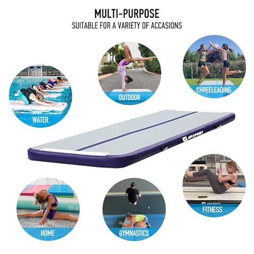 AKSPORT Gymnastics Air Mat Tumble Track with Air Pump A7907