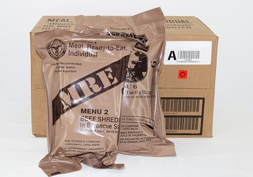 Wornick MRE Meals Ready to Eat 12 Pack Emergency Food Supply Y697
