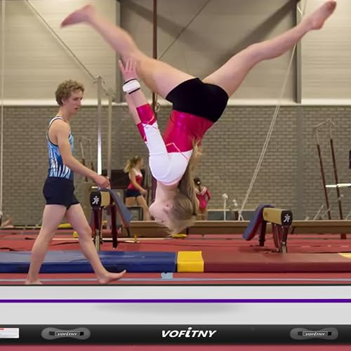 VOFiTNY Inflatable Gymnastics Air Track Tumbling Mat with Pump L674