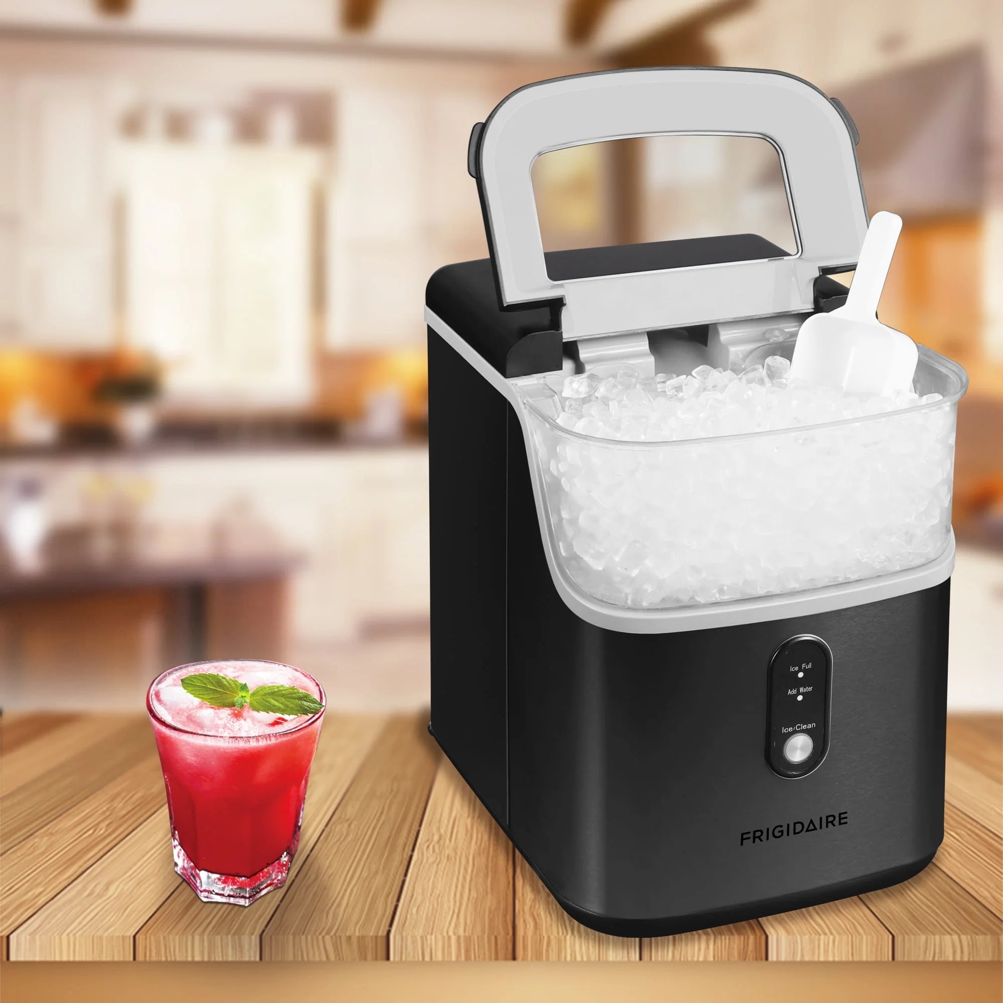 Frigidaire 33 Lbs. Nugget Ice Maker - Black Stainless Steel W875