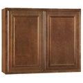 Hampton Assembled 36x30x12 in. Wall Kitchen Cabinet in Cognac