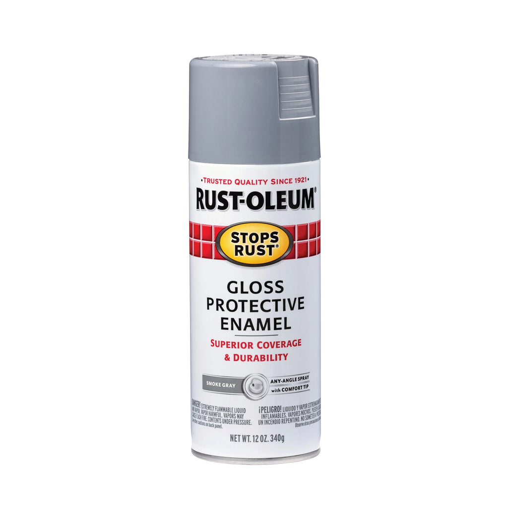 Rust-Oleum Stops Rust Satin Protective Enamel Spray Paint 285092, 12 oz Y531
