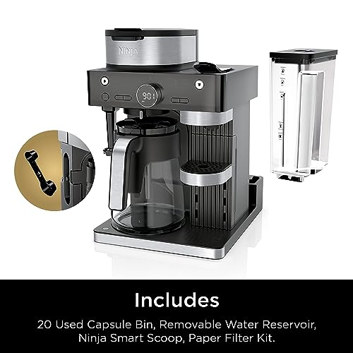 Ninja Espresso & Coffee Maker & Barista System, Black, CFN601 O20366