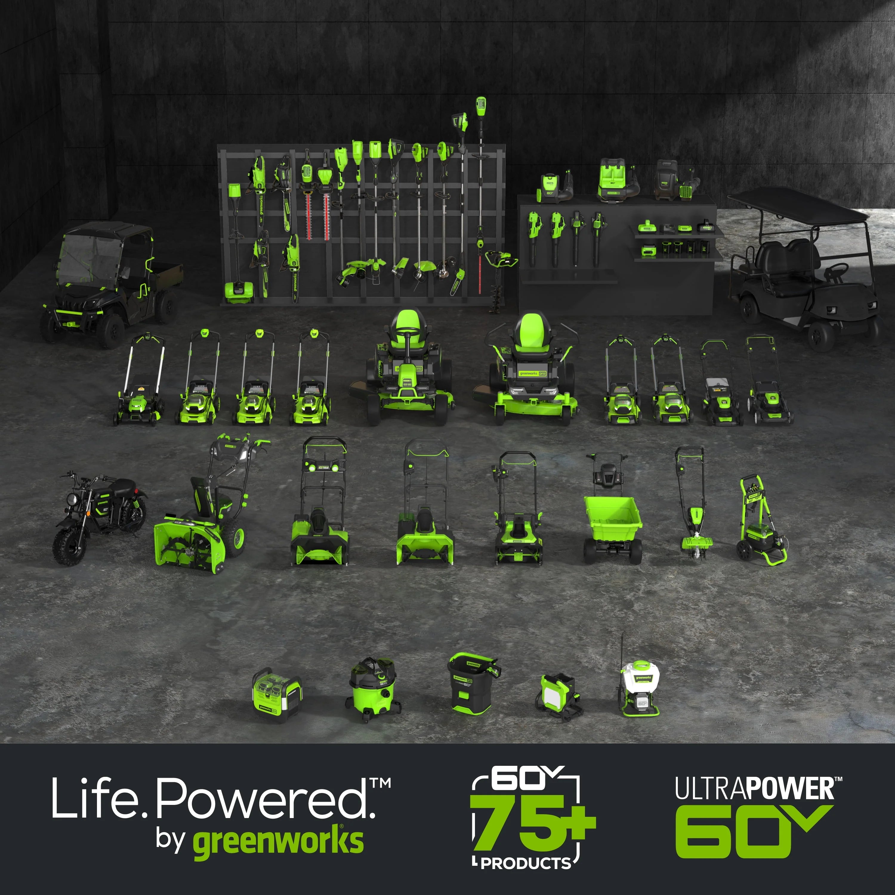 Greenworks 60V 8" Edger with 2.5 Ah Battery & Charger K960250