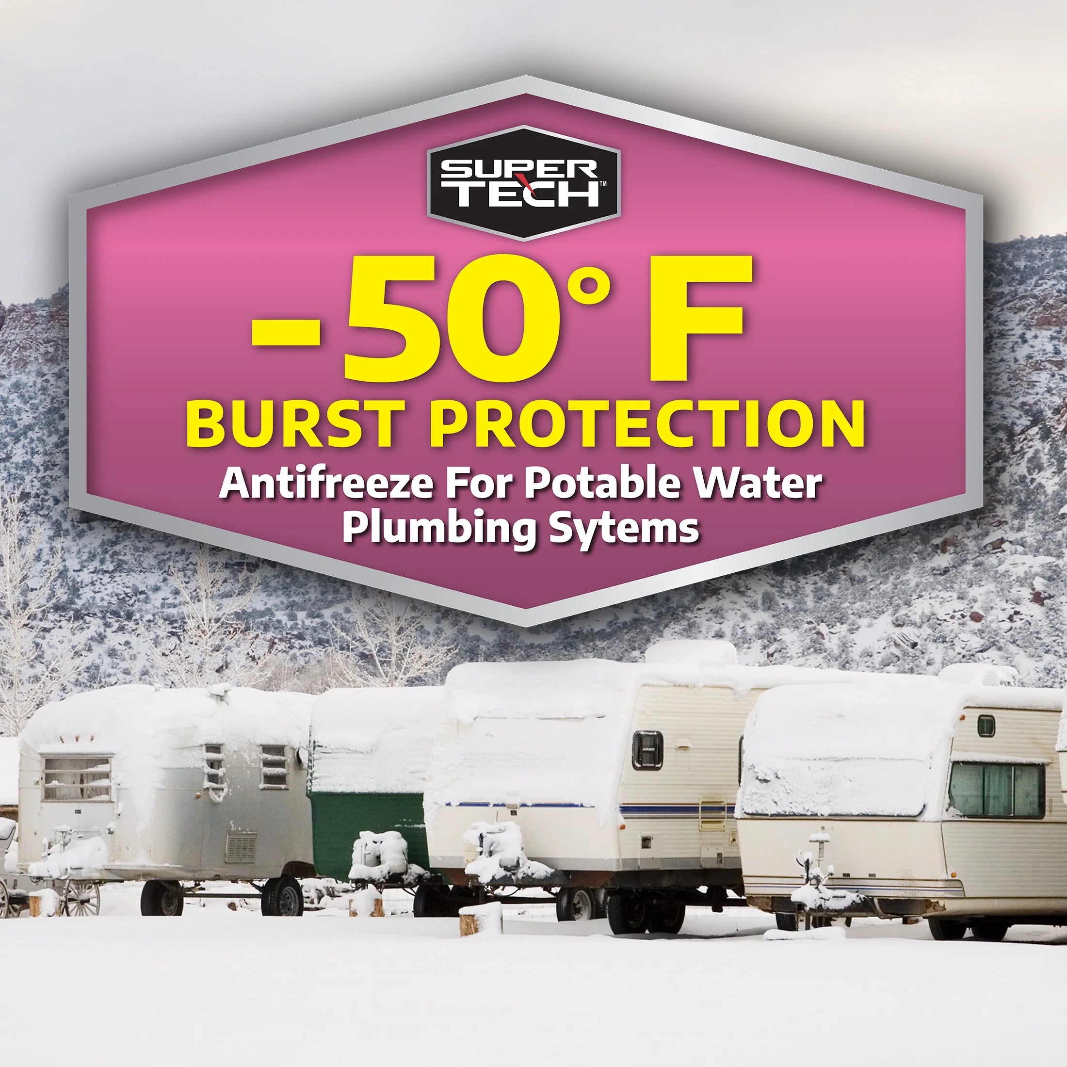 Super Tech RV and Marine Antifreeze, 1 Gallon E29246
