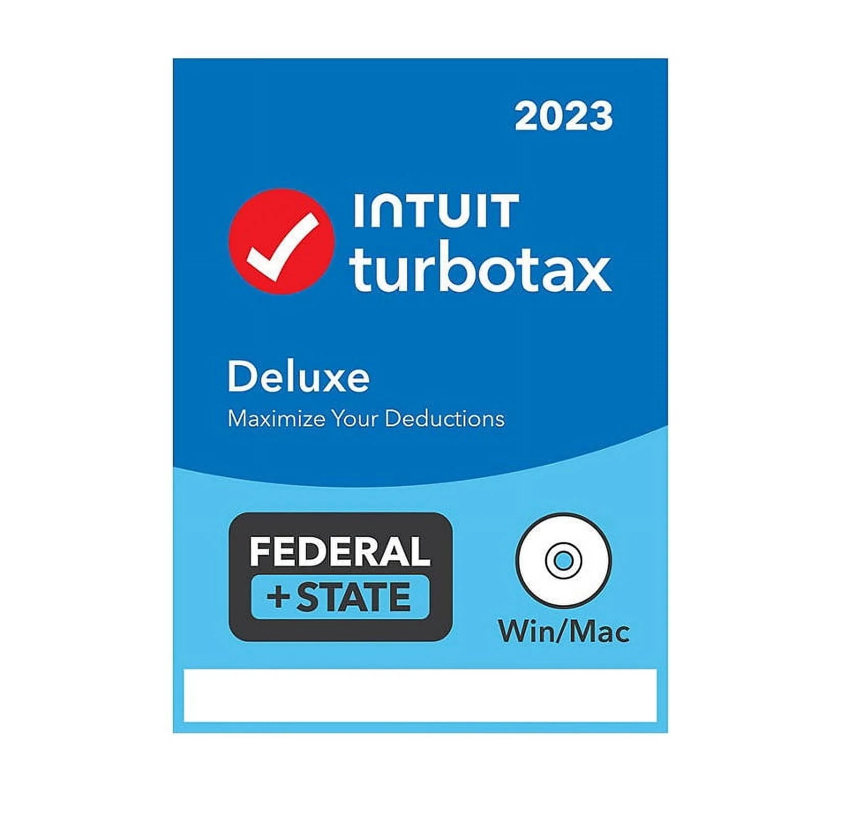 TurboTax Deluxe 2023 Federal + State E-file CD N6944