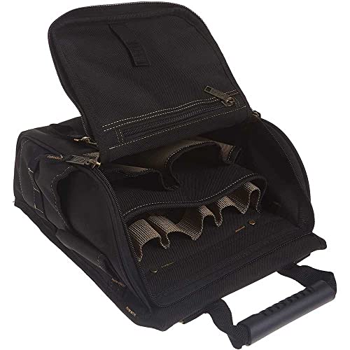 CLC Custom Leathercraft 1509 Zippered Electricians Tool Pouch, 21 Pocket, Black O688081