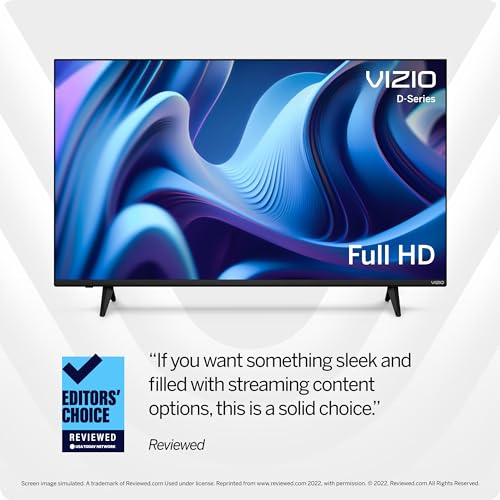 VIZIO 24-inch D-Series Full HD 1080p Smart TV with AirPlay & Chromecast, 2022 Model A794