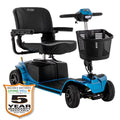 Pride Mobility Revo 2.0 4-Wheel Scooter - Blue with Ext Warranty