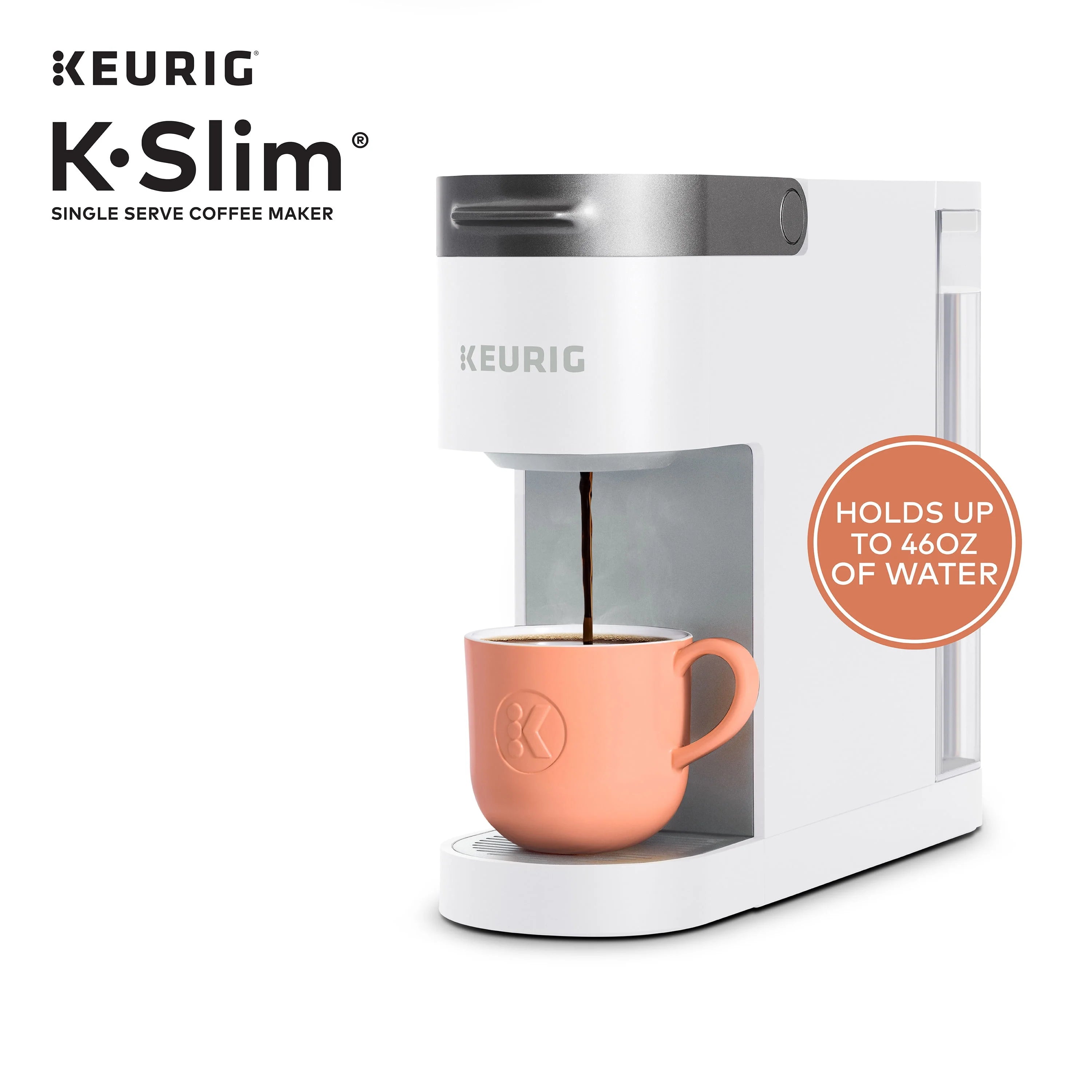 Keurig K-Slim Black Single-Serve K-Cup Pod Coffee Maker J75820