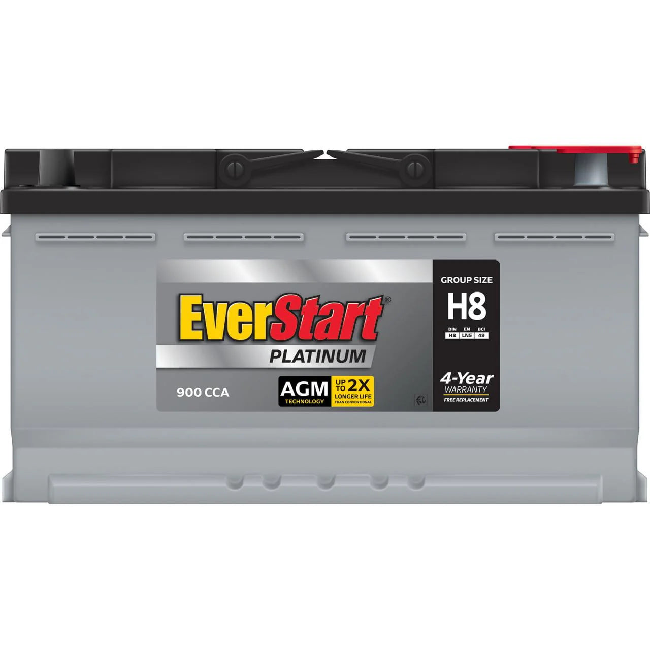 EverStart Platinum AGM Battery Group Size H8 12V 900 CCA M528612