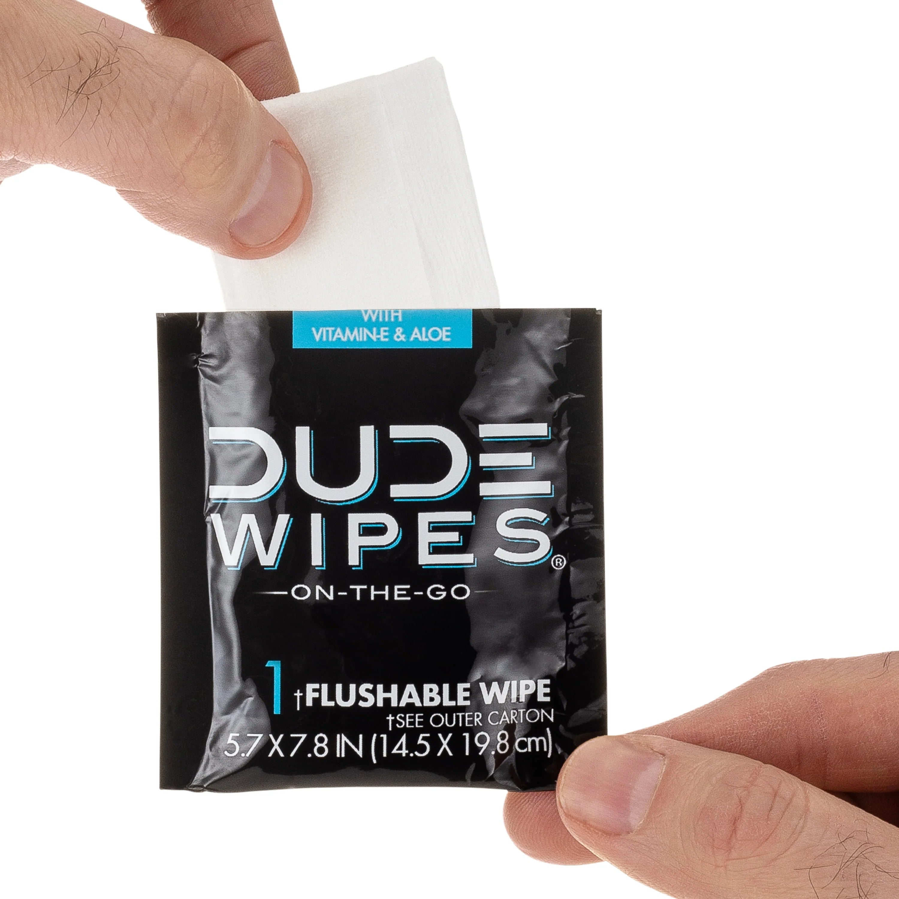 DUDE Wipes Unscented XL Flushable Wipes, 30 Count B235158
