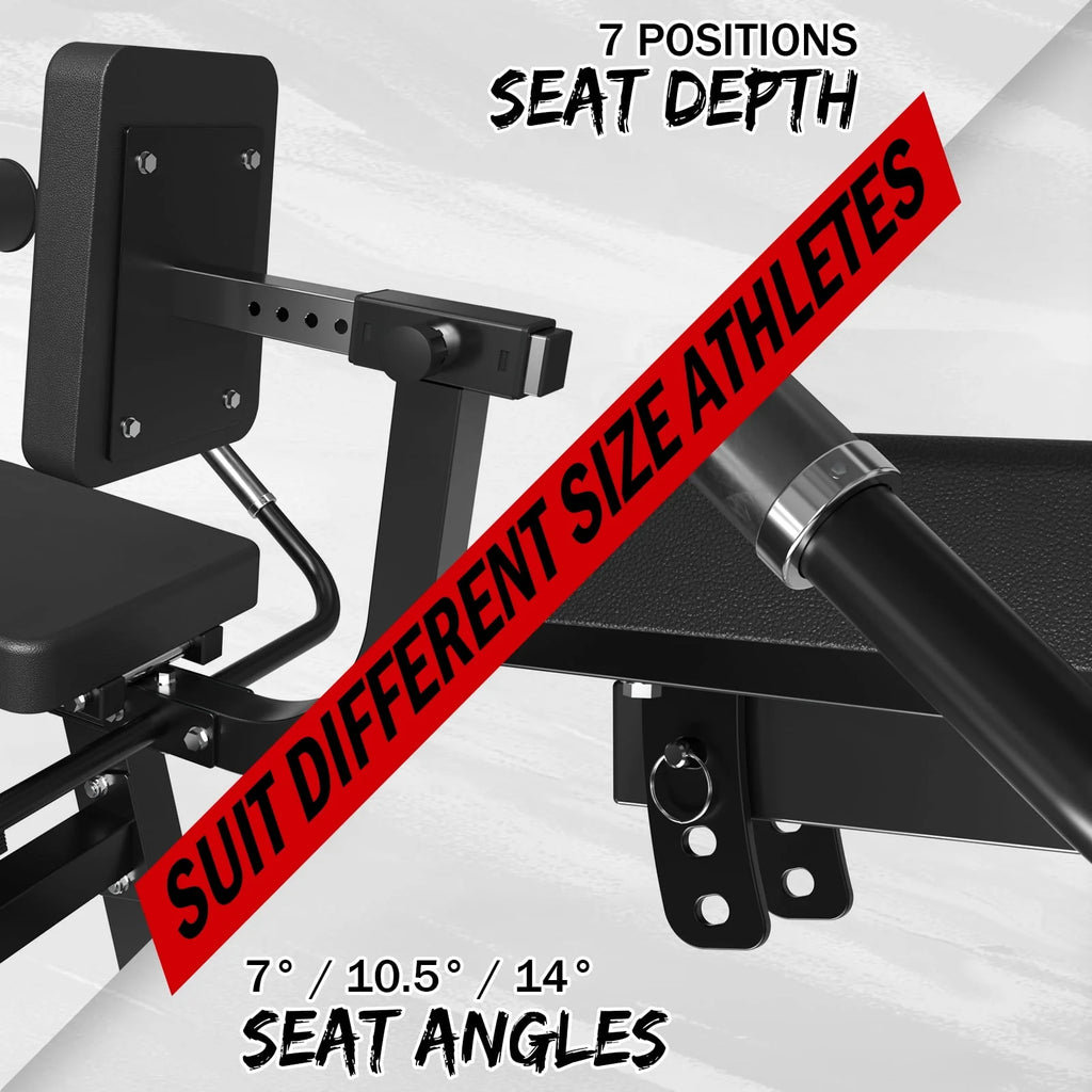 syedee Leg Extension and Curl Machine, Adjustable Home Gym Bench S5156