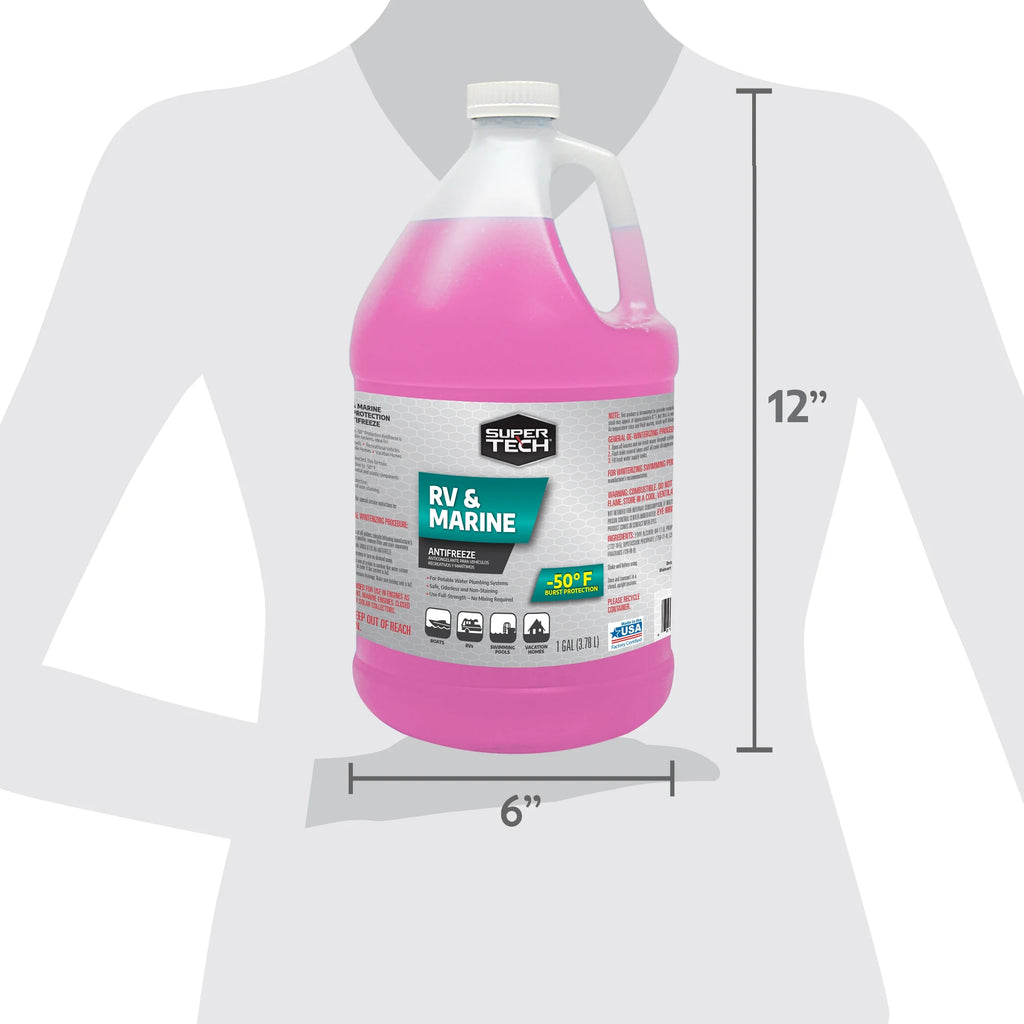 Super Tech RV and Marine Antifreeze, 1 Gallon E29246