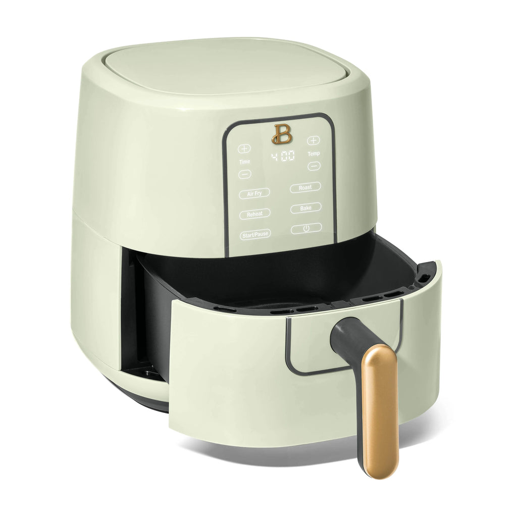 Beautiful 3 Qt Air Fryer with TurboCrisp Technology, White Icing by Drew Barrymore Q37808