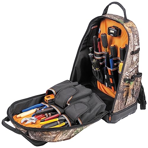 Klein Tools 55421BP-14 Tool Backpack, Heavy Duty, 39 Pockets S772