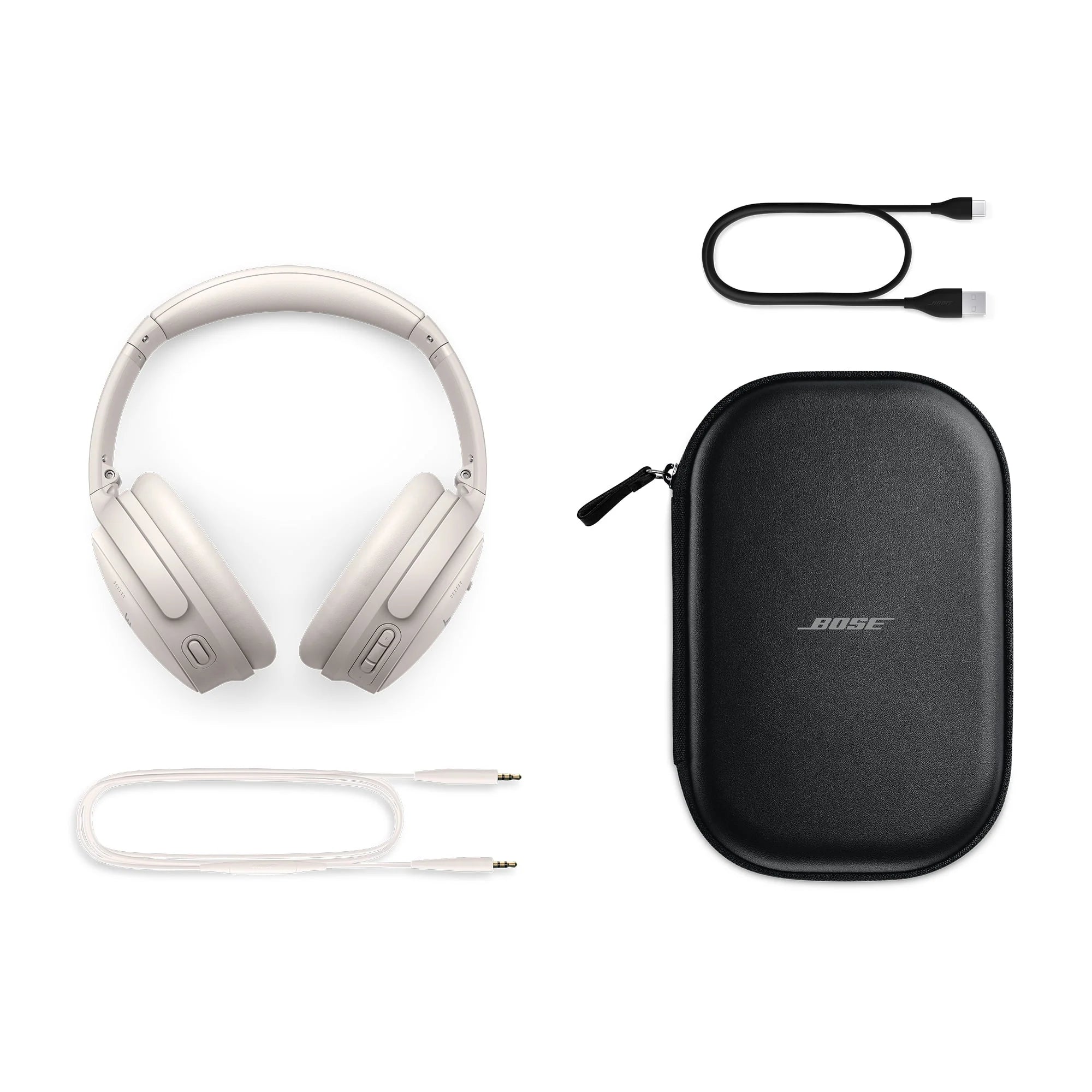 Bose QuietComfort Headphones Wireless Noise Cancelling Over-Ear, Black A2825