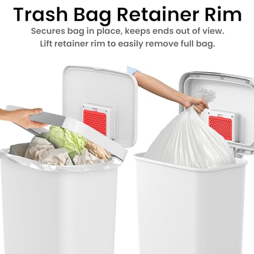 iTouchless 13 Gallon Sensor Trash Can 2.0 Stainless Steel W51921
