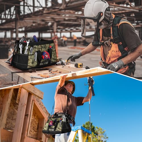 WORKPRO 16-inch Wide Mouth Tool Bag with Waterproof Molded Base K85487
