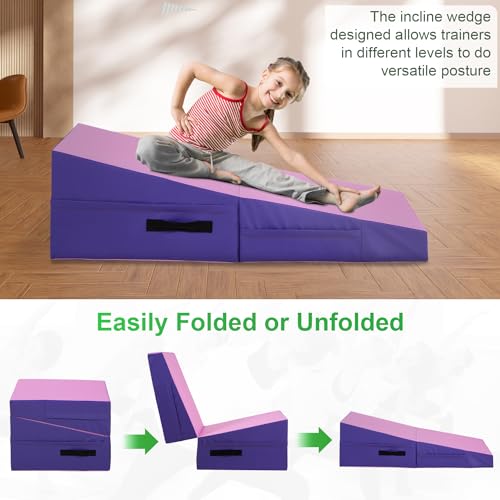 BestMassage Gymnastics Mat Folding Tumbling Mat with Handle G7001