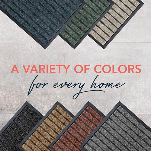 ubdyo Extra Durable Door Mat Non-Slip Outdoor Entrance 30" x 17" Bright Brown W5648