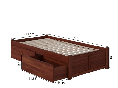 AFI Concord Platform Bed with Storage Drawers J78151