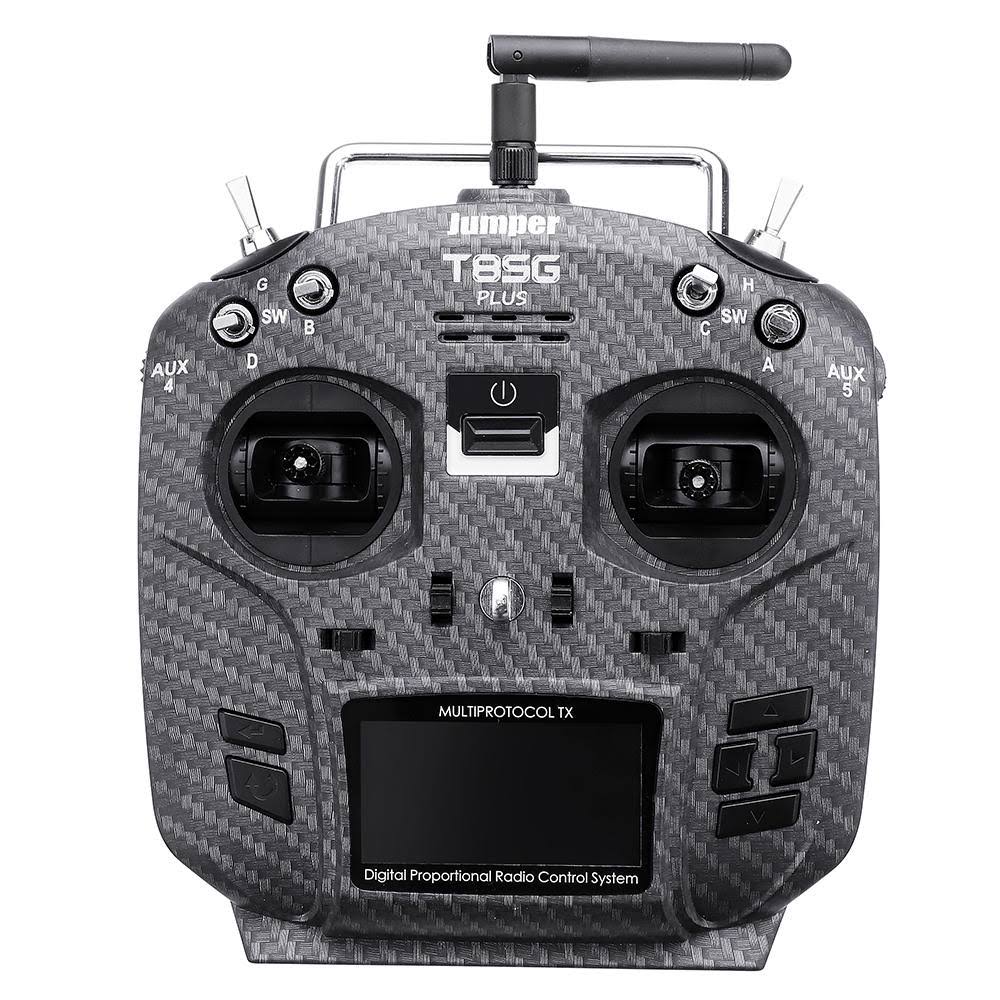Topacc Jumper T8SG V2.0 Plus Carbon Special Edition Hall Gimbal Multi-protocol Advanced Transmitter for Flysky FrSky