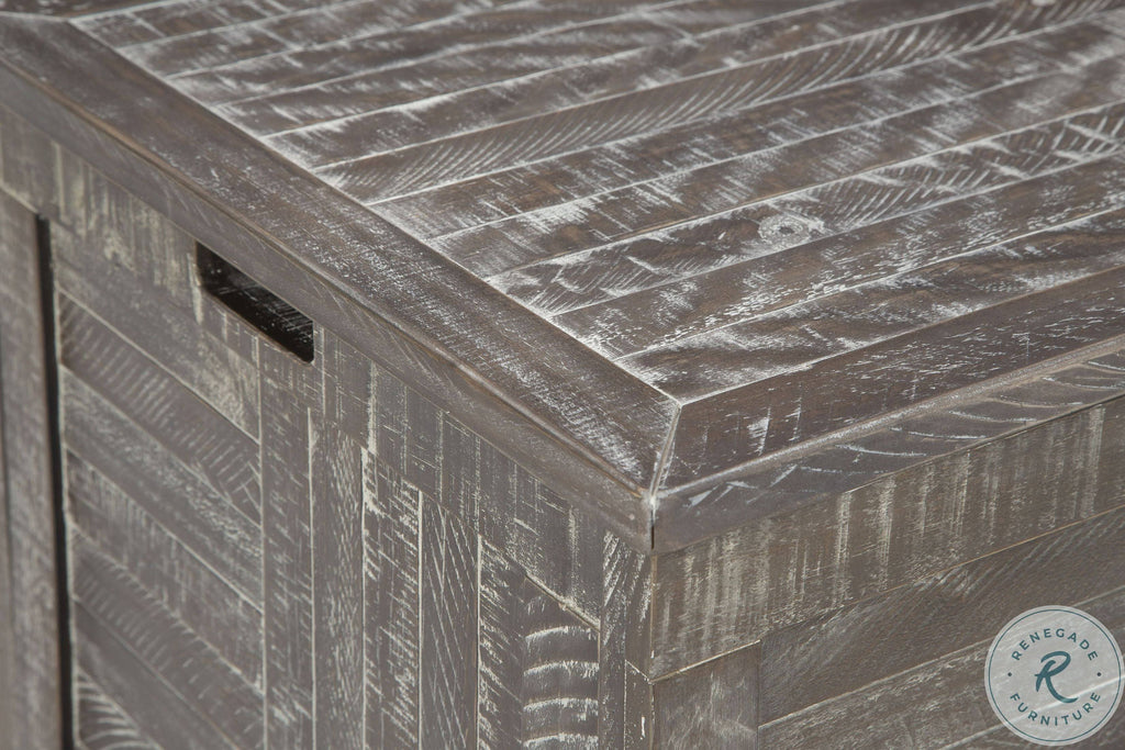 Coltport Storage Trunk Distressed Gray by Ashley Furniture W540615